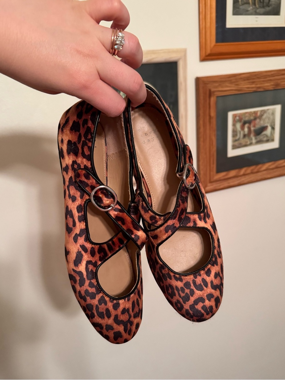 Leopard Print Mary Jane Flats - a new day
